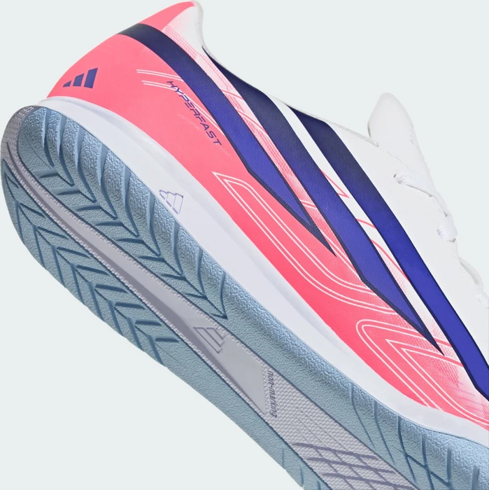 adidas F50 Hyperfast Club IN cloud white/solar purple/solar turbo (Junior)
