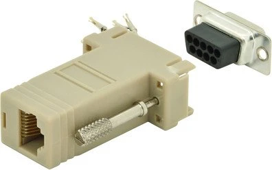 Digitus RJ-45 Buchse auf seriell DB9 Stecker