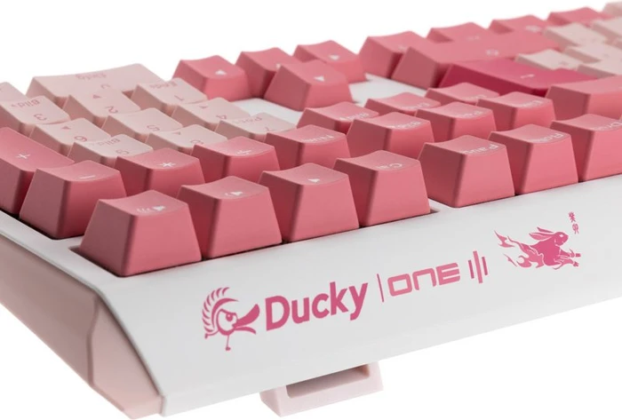 Ducky One 3, Gossamer Pink, MX BLUE, USB, DE