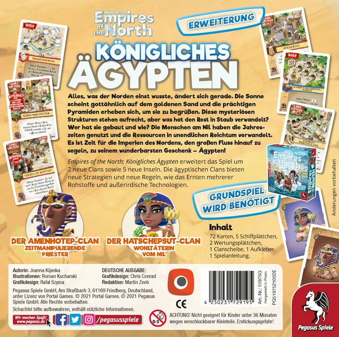 Empires of the North: Königliches Ägypten (Erweiterung)