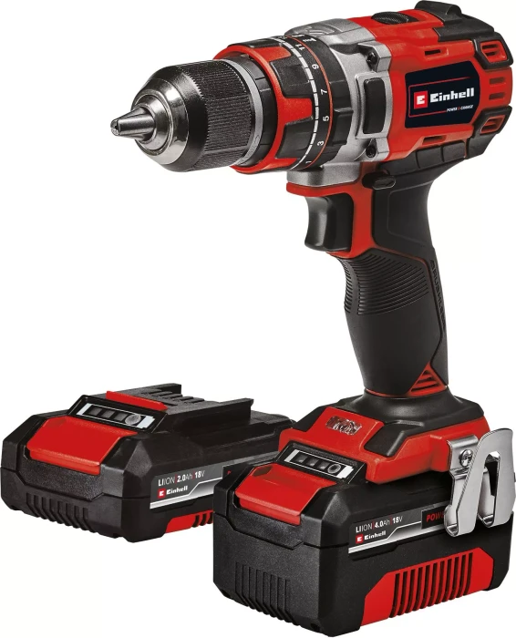 Einhell Professional TP-CD 18/50 Li-i BL PurePOWER Akku-Schlagbohrschrauber inkl. Koffer + 2 Akkus 2.0/4.0Ah