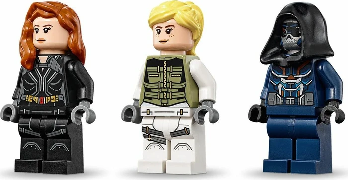 LEGO Marvel Super Heroes Spielset - Black Widows Hubschrauber-Verfolgungsjagd