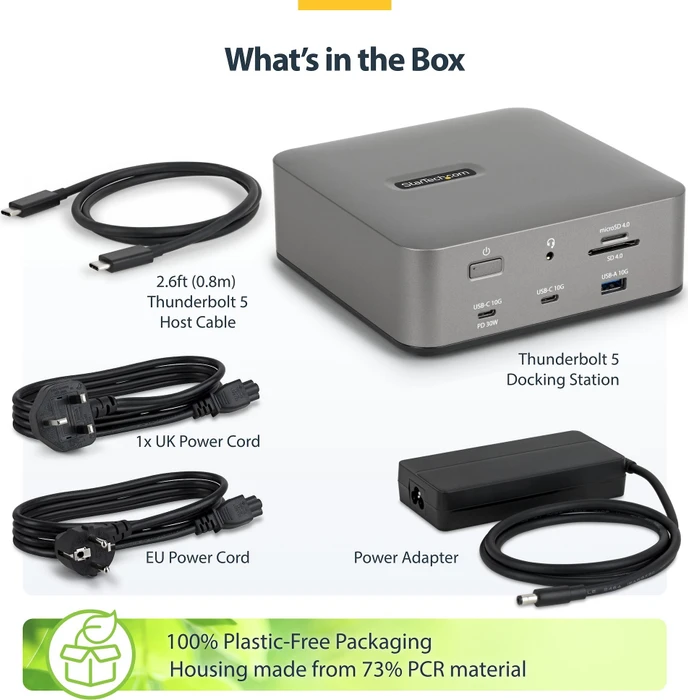 StarTech Universal Docking Station, Thunderbolt 5 [Buchse]