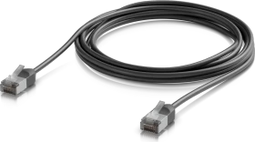 Ubiquiti UniFi Premium Patchkabel Outdoor, Cat6a, RJ-45/RJ-45, 3m, schwarz