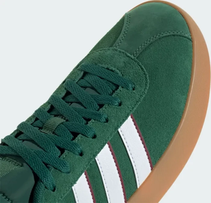 adidas VL Court 3.0 dark green/cloud white/collegiate burgundy