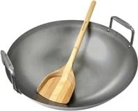 Big Green Egg Grill Wok-Pfanne mit Bambusspatel XL/L