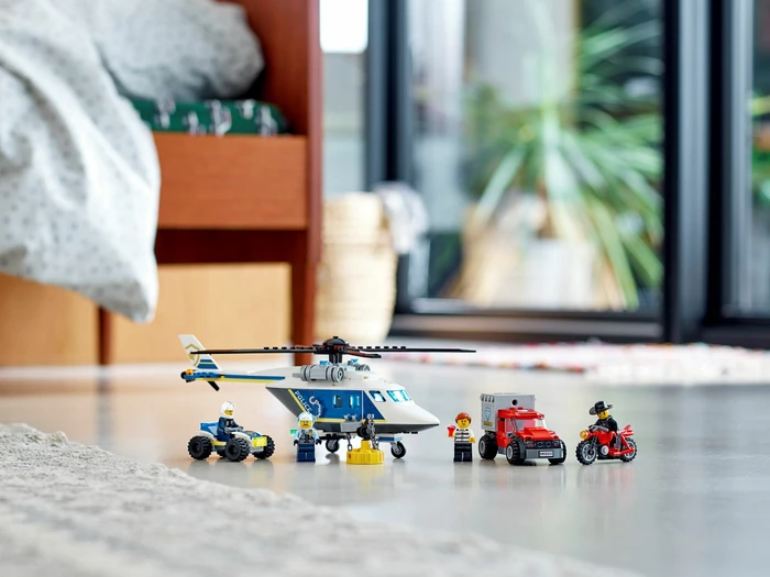LEGO City Polizei - Verfolgungsjagd mit dem Polizeihubschrauber