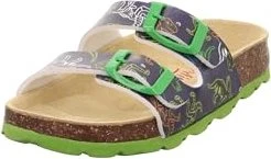 Superfit Fussbettpantoffel blau/mehrfarbig (Junior)