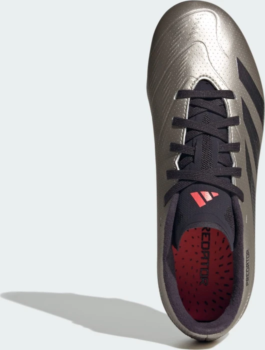 adidas Predator League FG platinum metallic/aurora black/turbo (Junior)