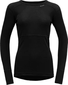 Devold Lauparen Merino 190 Funktionsshirt langarm schwarz (Damen)