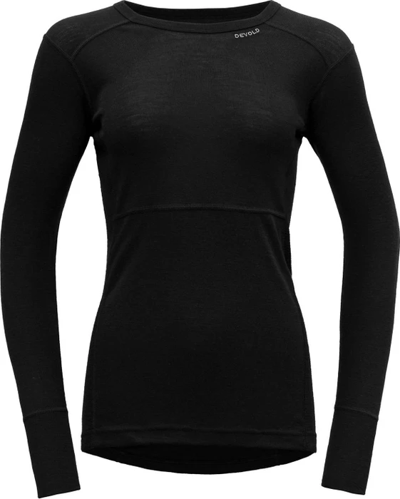 Devold Lauparen Merino 190 Funktionsshirt langarm schwarz (Damen)