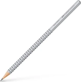 Faber-Castell Grip 2001 Bleistift H graphit, silber