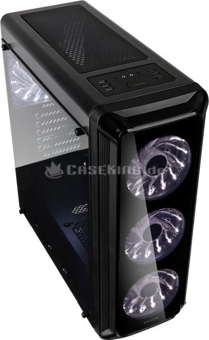 Zalman i3edge, schwarz, Acrylfenster