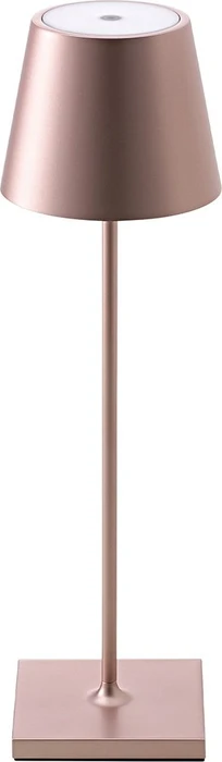 Sigor Nuindie Akku-Tischleuchte rund rosegold