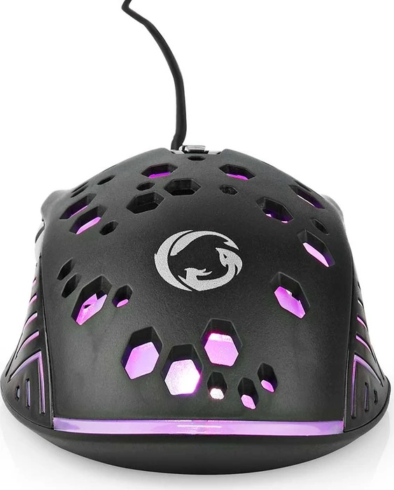 Nedis Wired Gaming Mouse with 12 lighting modes, schwarz, USB