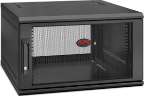 APC NetShelter WX 19" Wandgehäuse 6HE, Gitternetztür, schwarz, 600mm tief