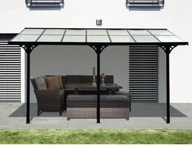 Westmann Bruce Terrassenüberdachung 435x300cm schwarz