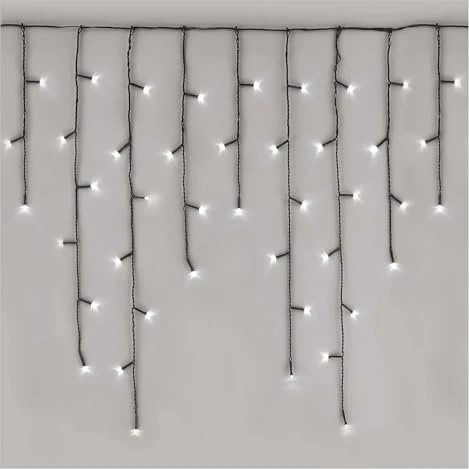 Emos Weihnachts-Eiszapfen LED Lichtervorhang