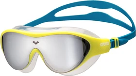 Arena The One Mirror Mask Schwimmbrille silver/soft green/blue cosmo (Junior)