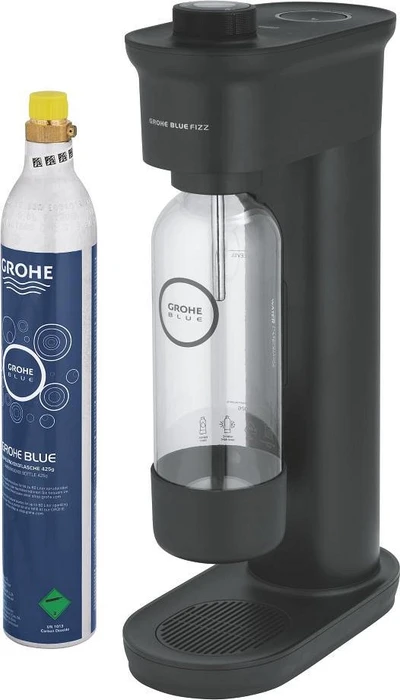 Grohe Blue Fizz Advanced Starterset Trinkwassersprudler schwarz