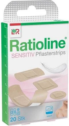 Lohmann & Rauscher Ratioline Sensitiv Pflasterstrips 4 Größen, 20 Stück