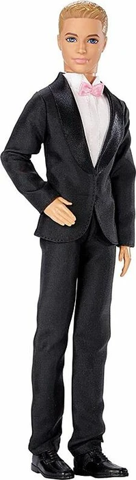 Mattel Barbie - Bräutigam Ken schwarzer Anzug