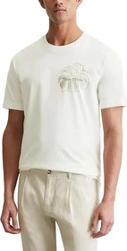 Marc O'Polo Regular Bio-Baumwolle T-Shirt kurzarm egg white (Herren)