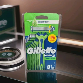Gillette Sensor3 Comfort Einwegrasierer,  8 Stück