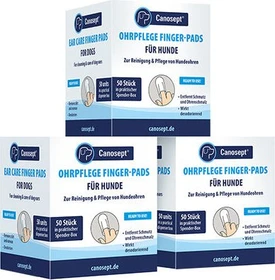 Ardap - Canosept Ohrpflege Finger-Pads Dose Finger-Pads, 150 Stück (3x 50 Stück)