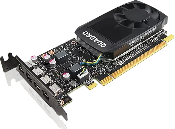 Lenovo Quadro P1000 (Low Profile), 4GB GDDR5, 4x mDP