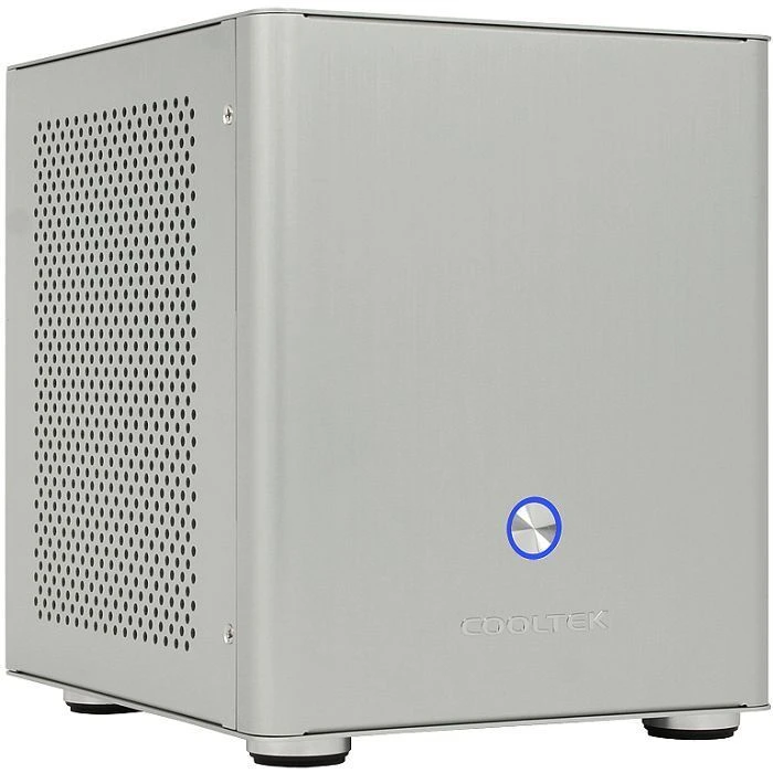 Cooltek Coolcube Mini silber, Mini-ITX