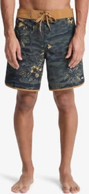 Quiksilver Surfsilk Scallop 18" Badeshorts black sundown (Herren)