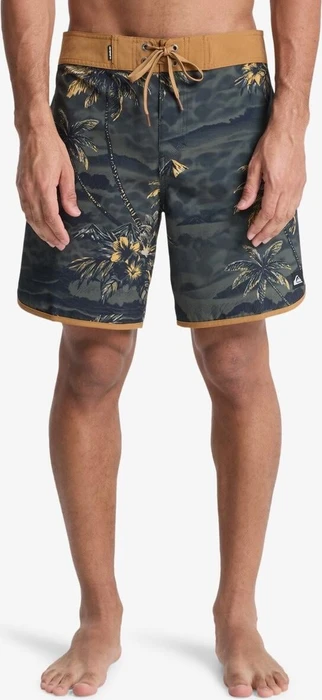 Quiksilver Surfsilk Scallop 18" Badeshorts black sundown (Herren)