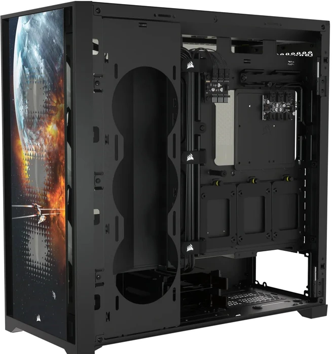 Corsair iCue 5000X RGB Signature Series Planetary, schwarz, Glasfenster