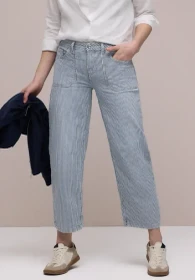 Street One Amalia Jeans indigo striped wash (Damen)