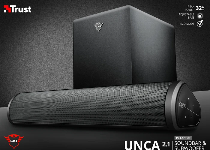 Trust Gaming GXT 664 Unca 2.1 Soundbar Speaker Set