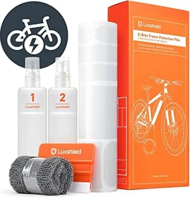 Luxshield Lackschutzfolie für E-Bikes Rahmenschutz transparent