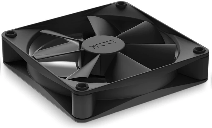 NZXT F Series F120P (2022), Matte Black, schwarz, 120mm