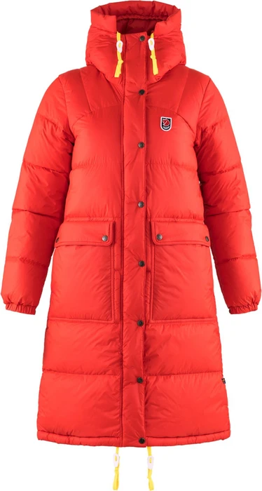 Fjällräven Expedition Long Down Funktionsmantel true red (Damen)