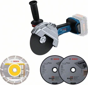 Bosch Professional GWS 18V-180 P BITURBO Akku-Winkelschleifer solo inkl. Zubehör