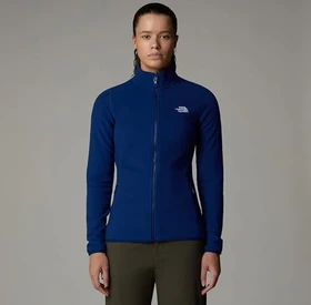The North Face 100 Glacier Full Zip Fleece Funktionsjacke estate blue (Damen)