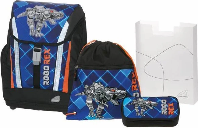 Schneiders Toolbag Soft Robo Rex Schultaschen-Set, 4-tlg.
