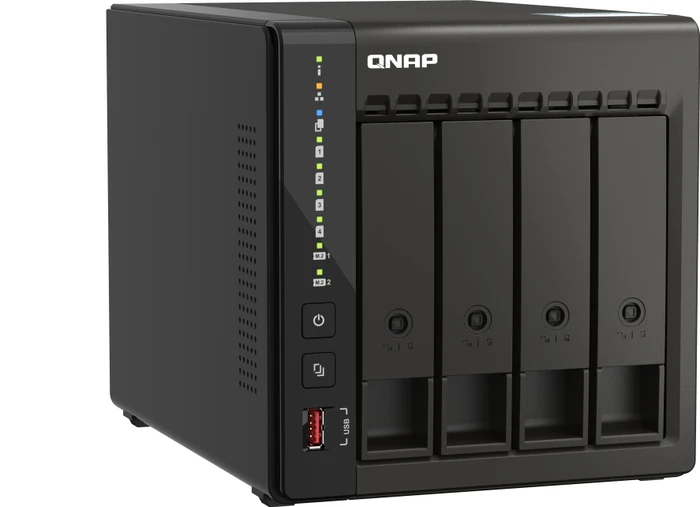 QNAP Turbo Station TS-453E-8G, 8GB RAM, 2x RJ-45 2.5GBase-T, 2x USB-A 3.1