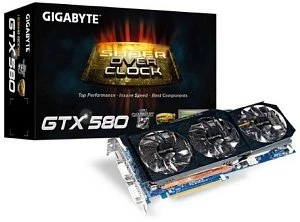 GIGABYTE GeForce GTX 580 Super Overclock, 1.5GB GDDR5, 2x DVI, Mini HDMI