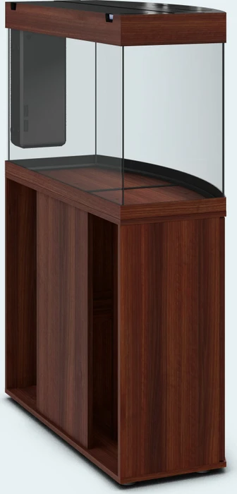 Juwel Vision 180 LED Aquarium-Set mit Unterschrank, dunkles Holz/dunkles Holz, 180l