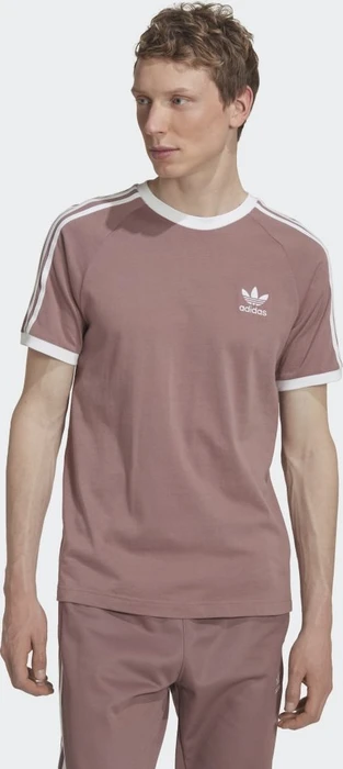 adidas Adicolor Classics 3-Streifen T-Shirt kurzarm purple (Herren)