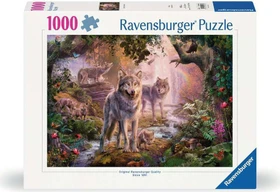Ravensburger Puzzle Wolfsfamilie im Sommer