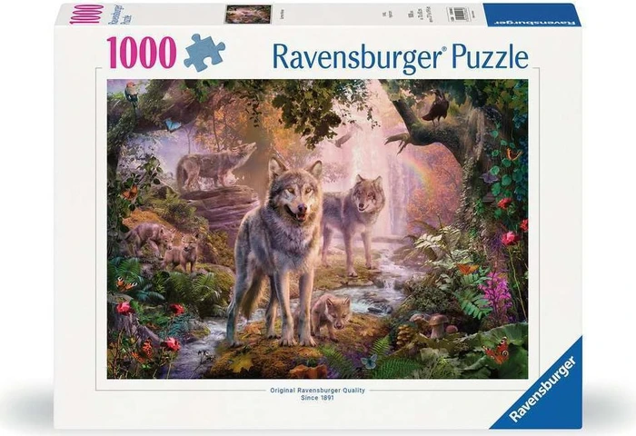 Ravensburger Puzzle Wolfsfamilie im Sommer