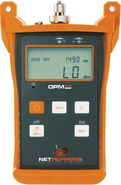 NetPeppers OPM100 Optischer Pegelmesser für Glasfaserstrecken