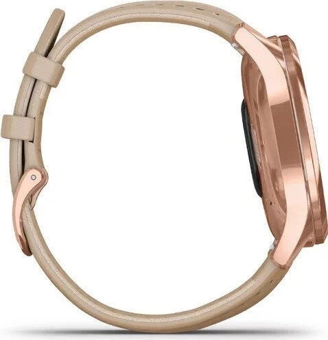 Garmin vivomove Luxe Aktivitäts-Tracker light sand/18k rose gold